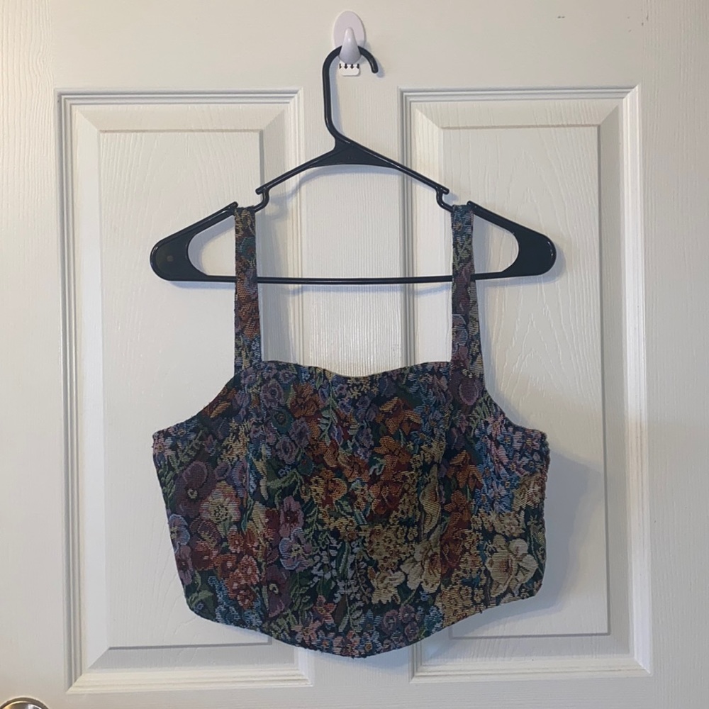 Grandmas couch corset top